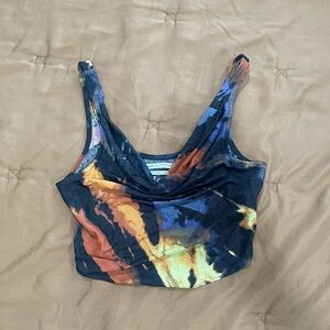 UO Multicolor Cowl Neck Tank